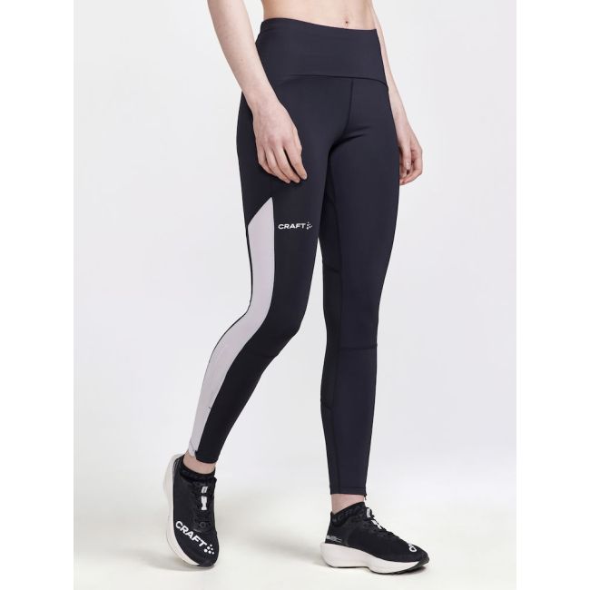 Craft PRO Hypervent Tights W – Colanți de alergare aerisiți - Negru cu alb