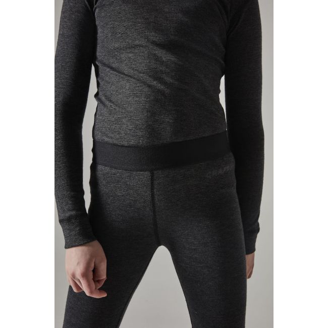 Craft Core Wool Merino Set Junior – Set strat de bază cu lână merinos pentru copii - Negru
