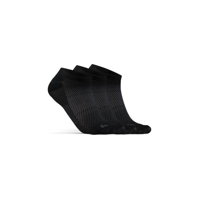 Craft Active Footies 3-pack – Șosete scurte de antrenament, 3 perechi - Negru