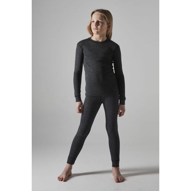 Craft Core Wool Merino Set Junior – Set strat de bază cu lână merinos pentru copii - Negru