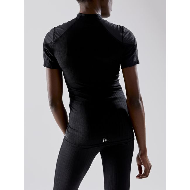 Craft Active Extreme X Wind SS W – Tricou strat de bază cu protecție anti-vânt - Negru