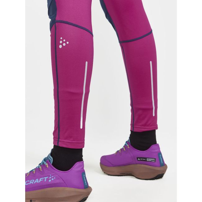 Craft ADV Essence Warm Wind Tights W – Colanți calzi anti-vânt - Albastru (698486)