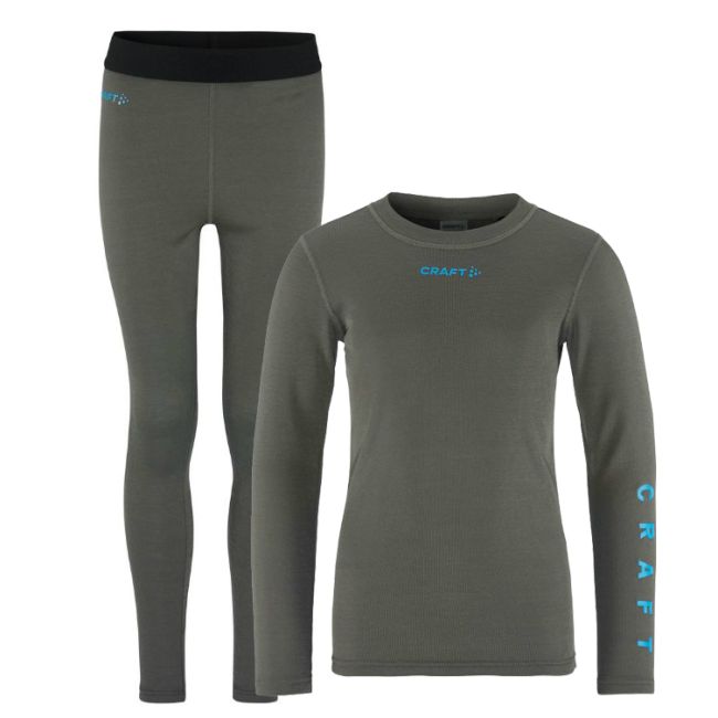 Craft Core Warm Baselayer Set Junior – Set strat de bază cald pentru copii - Gri