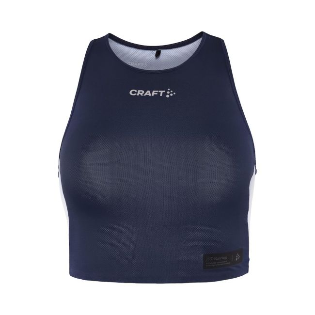 Craft PRO Hypervent Cropped Top W – Top scurt de alergare - Albastru închis