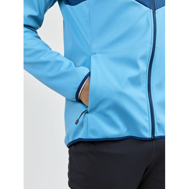 Craft Glide Block Jacket – Geacă softshell de schi fond - Albastru închis