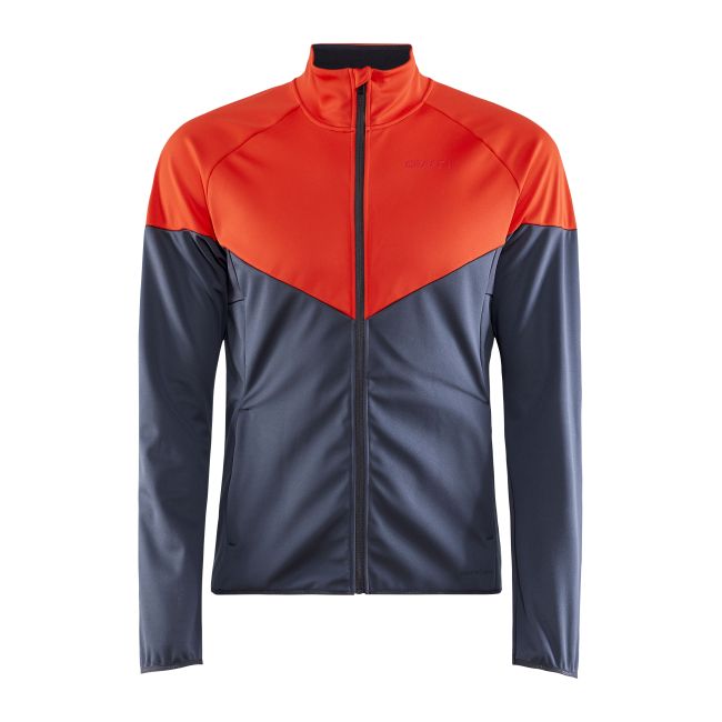 Craft Glide Block Jacket – Geacă softshell de schi fond - Portocaliu