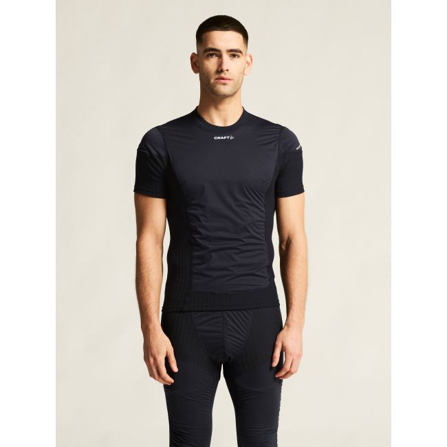Craft Active Extreme X Wind SS – Tricou strat de bază cu protecție anti-vânt - Negru