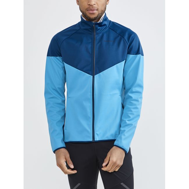 Craft Glide Block Jacket – Geacă softshell de schi fond - Albastru închis