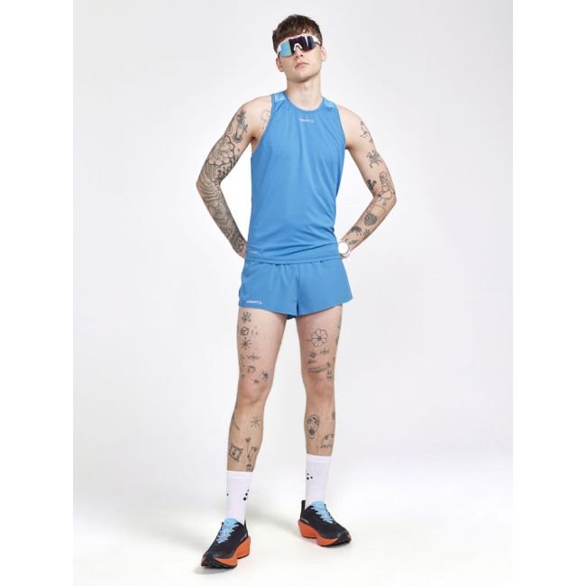 Craft PRO Hypervent Split Shorts – Pantaloni scurți de concurs cu șliț - Albastru deschis