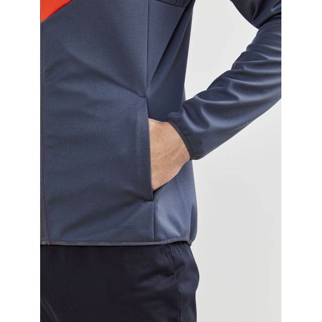 Craft Glide Block Jacket – Geacă softshell de schi fond - Portocaliu