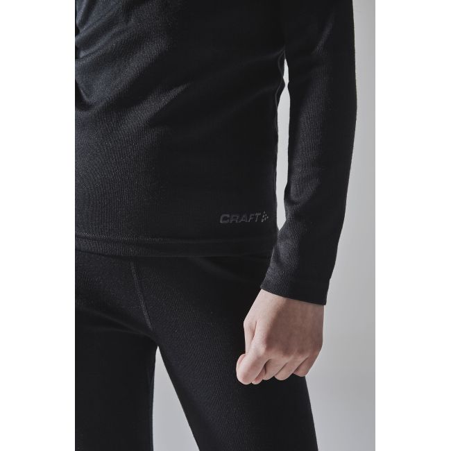 Craft Core Warm Baselayer Set Junior – Set strat de bază cald pentru copii - Negru