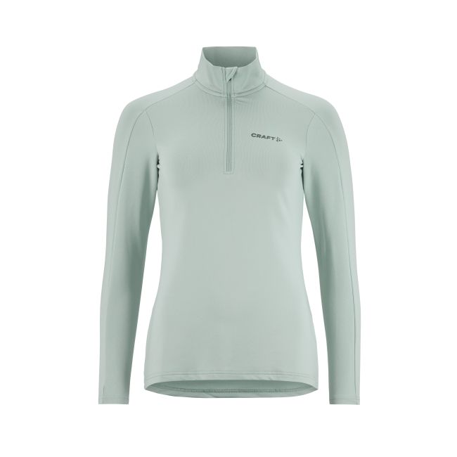 Craft Core Gain Midlayer W – Bluză strat intermediar cu fermoar scurt - Albastru (364000)