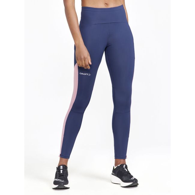 Craft PRO Hypervent Tights W – Colanți de alergare aerisiți - Albastru închis cu roz