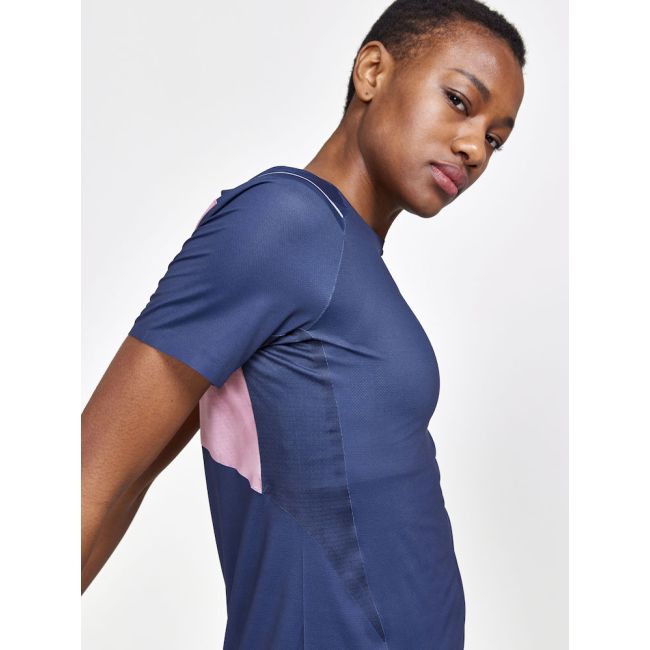 Craft PRO Hypervent SS Tee W – Tricou de alergare ultraușor - Albastru închis