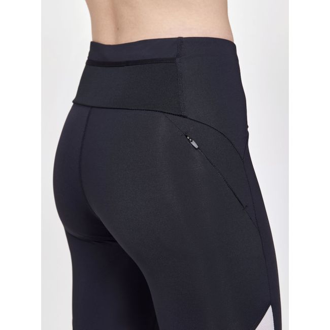 Craft PRO Hypervent Tights W – Colanți de alergare aerisiți - Negru cu alb