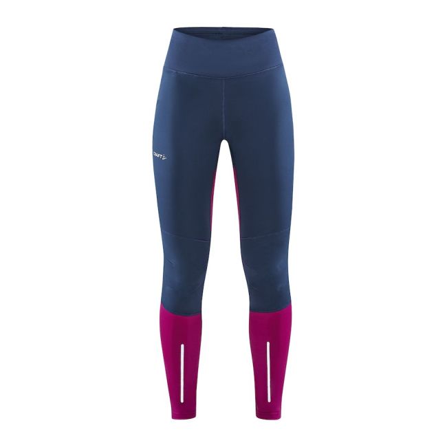 Craft ADV Essence Warm Wind Tights W – Colanți calzi anti-vânt - Albastru (698486)