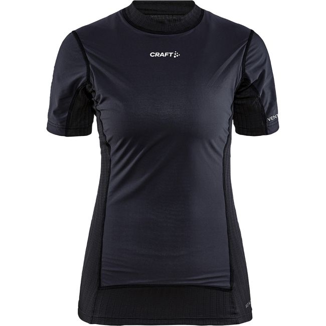 Craft Active Extreme X Wind SS W – Tricou strat de bază cu protecție anti-vânt - Negru