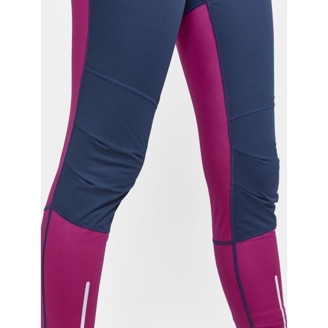Craft ADV Essence Warm Wind Tights W – Colanți calzi anti-vânt - Albastru (698486)