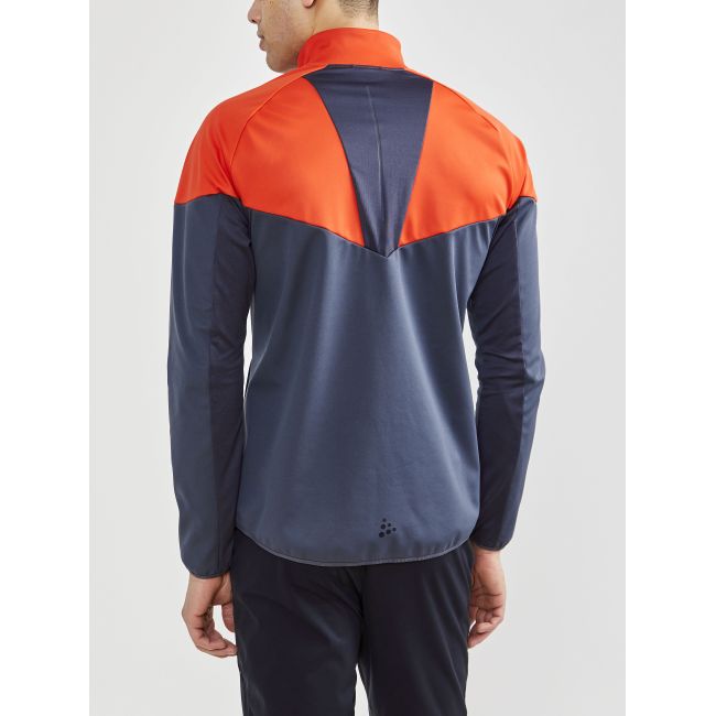 Craft Glide Block Jacket – Geacă softshell de schi fond - Portocaliu