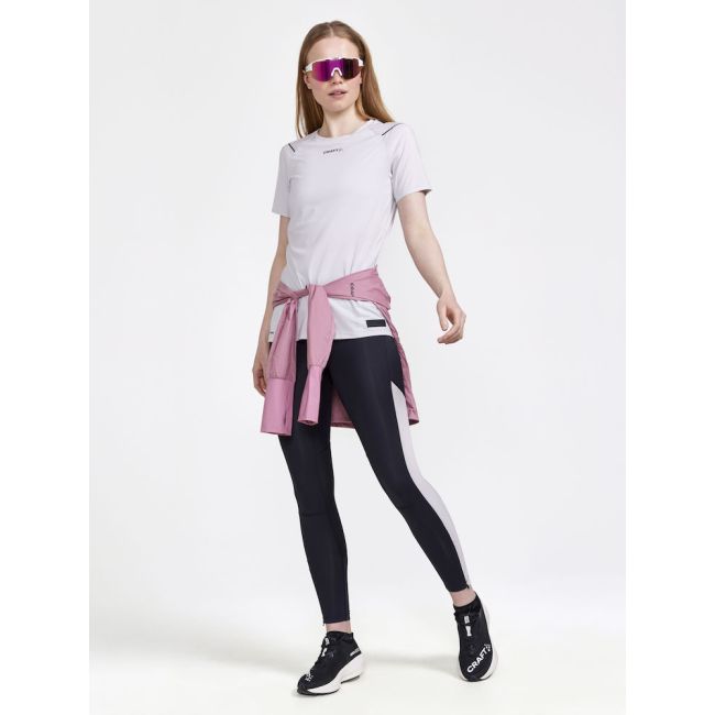 Craft PRO Hypervent Tights W – Colanți de alergare aerisiți - Negru cu alb