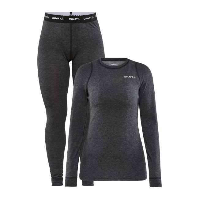 Craft Core Wool Merino Set W – Set strat de bază cu lână merinos - Negru
