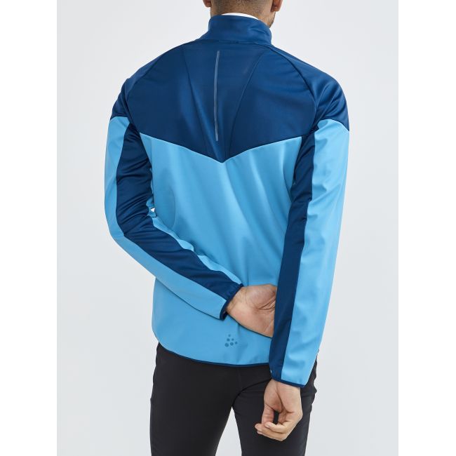 Craft Glide Block Jacket – Geacă softshell de schi fond - Albastru închis