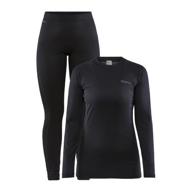 Craft Core Warm Baselayer Set W – Set strat de bază cald - Negru