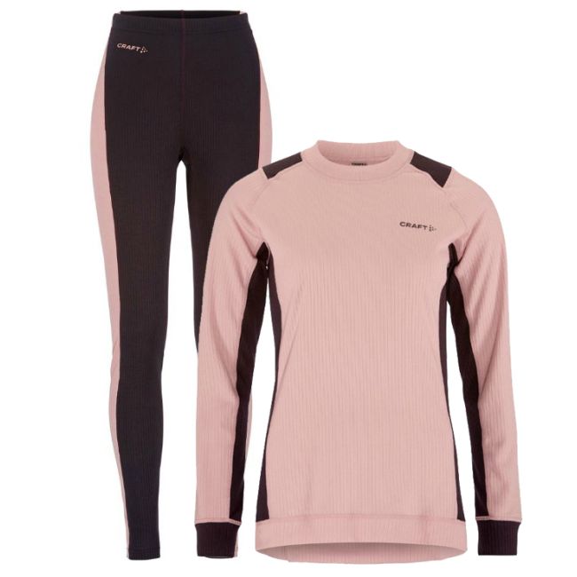 Craft Core Dry Baselayer Set W – Set strat de bază - Roz (726499)