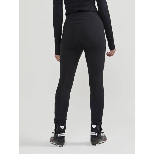 Craft Glide Wind Tights W – Colanți softshell izolați de schi fond - Negru