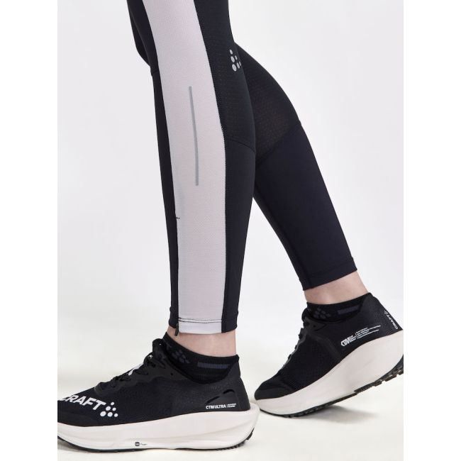 Craft PRO Hypervent Tights W – Colanți de alergare aerisiți - Negru cu alb