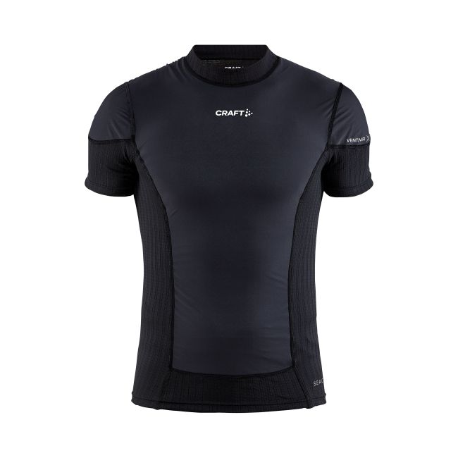 Craft Active Extreme X Wind SS – Tricou strat de bază cu protecție anti-vânt - Negru