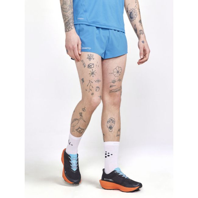 Craft PRO Hypervent Split Shorts – Pantaloni scurți de concurs cu șliț - Albastru deschis