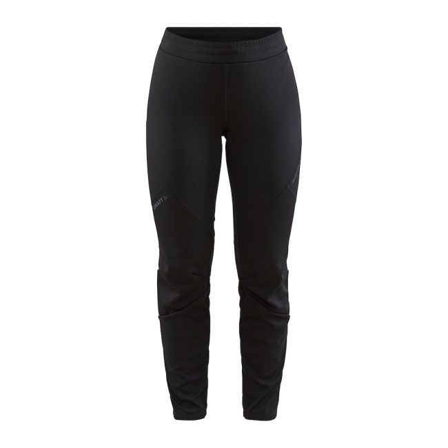 Craft Glide FZ Pants W – Pantaloni softshell cu fermoar lateral întreg - Negru