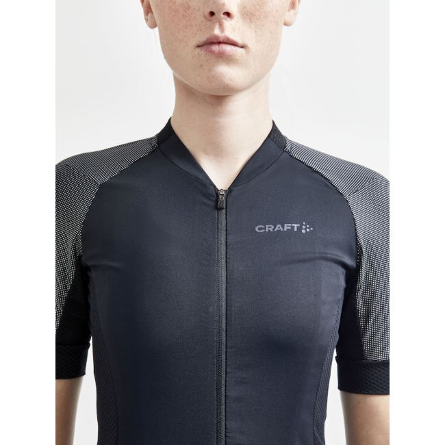 Craft ADV Endur Lumen Jersey W – Tricou de ciclism reflectorizant - Negru