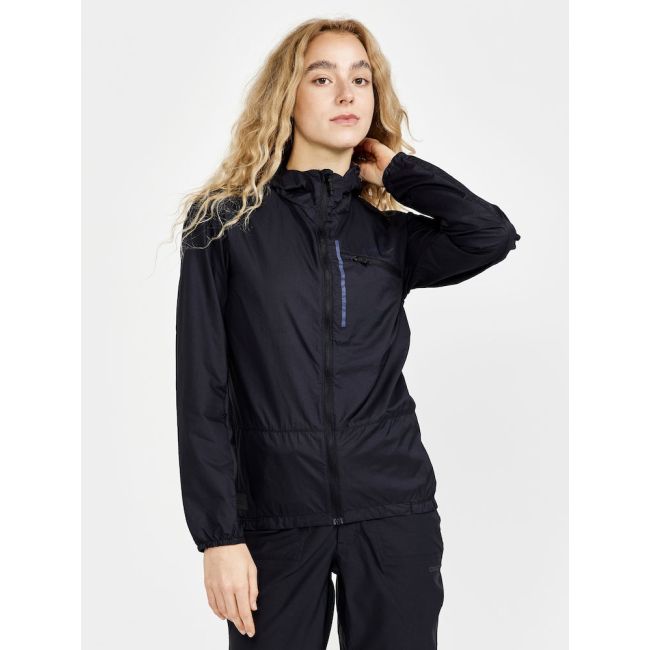 Craft ADV Offroad Wind Jacket W – Geacă de vânt de ciclism cu glugă - Negru