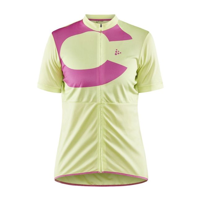 Craft Core Endur Logo Jersey W – Tricou de ciclism cu logo - Galben