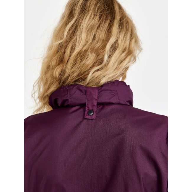 Craft ADV Offroad Wind Jacket W – Geacă de vânt de ciclism cu glugă - Mov cu galben