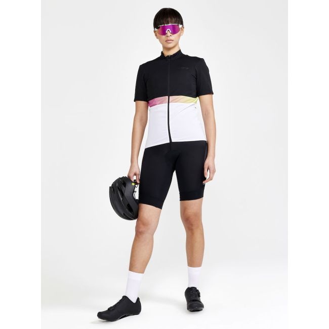 Craft Core Endur Jersey W – Tricou de ciclism - Negru cu alb