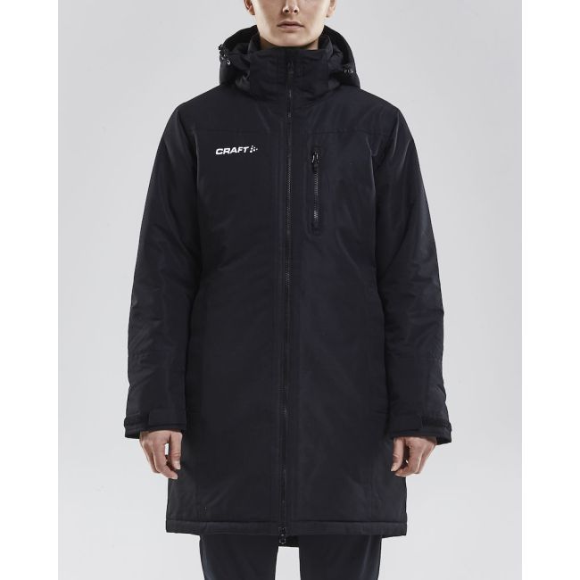 Craft Parka Jacket W – Parka matlasată izolată - Negru