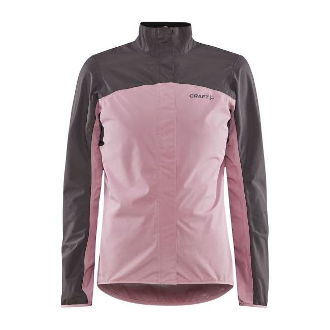 Craft Core Endur Hydro Jacket W – Geacă de ploaie de ciclism - Roz cu gri