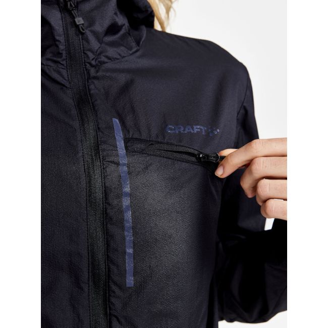 Craft ADV Offroad Wind Jacket W – Geacă de vânt de ciclism cu glugă - Negru