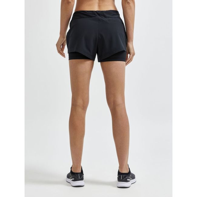 Craft ADV Essence 2-IN-1 Shorts W – Pantaloni scurți de antrenament 2 în 1 - Negru