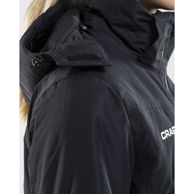 Craft Parka Jacket W – Parka matlasată izolată - Negru