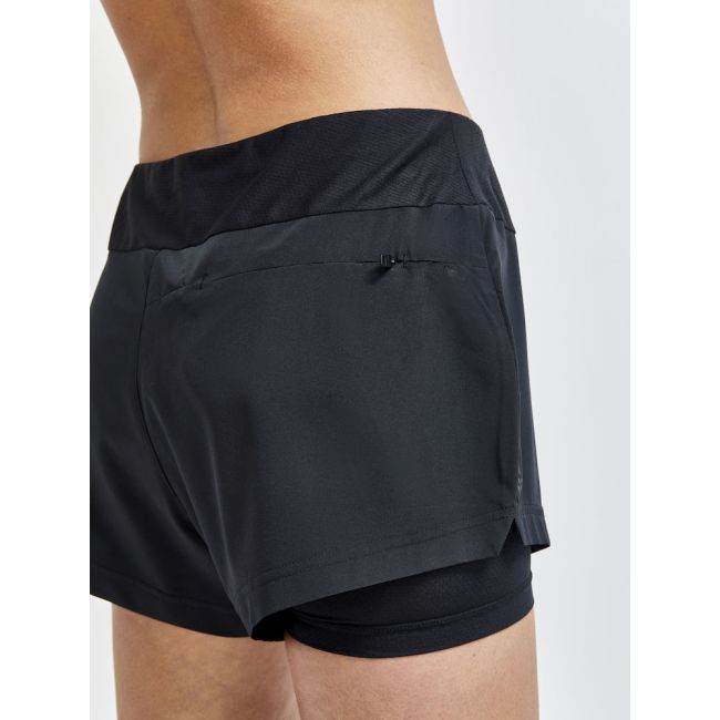 Craft ADV Essence 2-IN-1 Shorts W – Pantaloni scurți de antrenament 2 în 1 - Negru