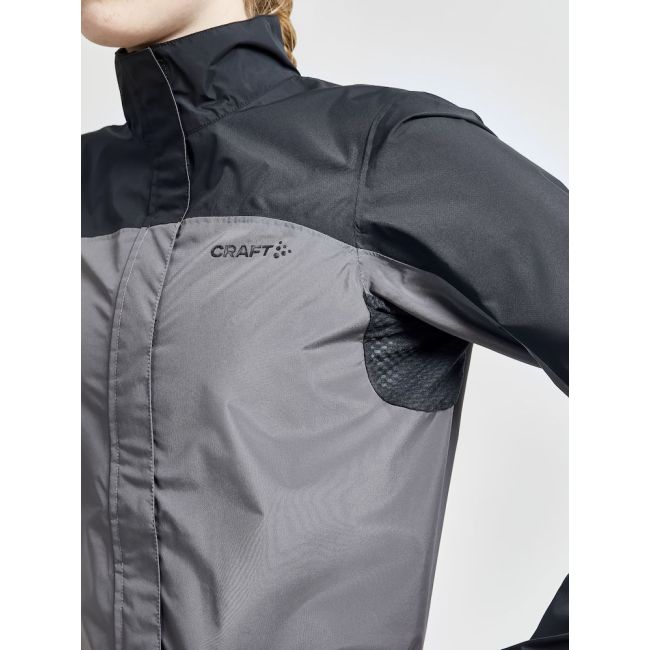 Craft Core Endur Hydro Jacket W – Geacă de ploaie de ciclism - Negru cu gri