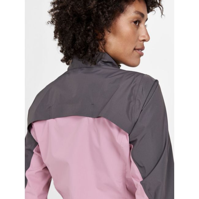 Craft Core Endur Hydro Jacket W – Geacă de ploaie de ciclism - Roz cu gri