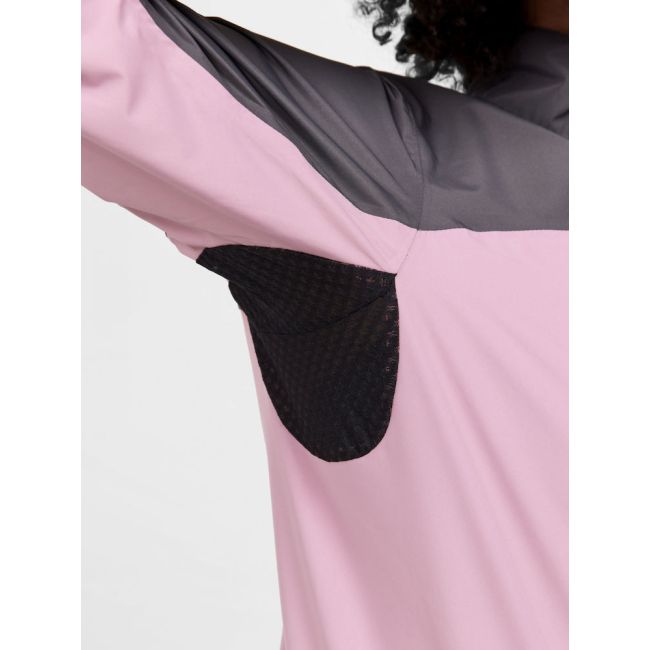 Craft Core Endur Hydro Jacket W – Geacă de ploaie de ciclism - Roz cu gri