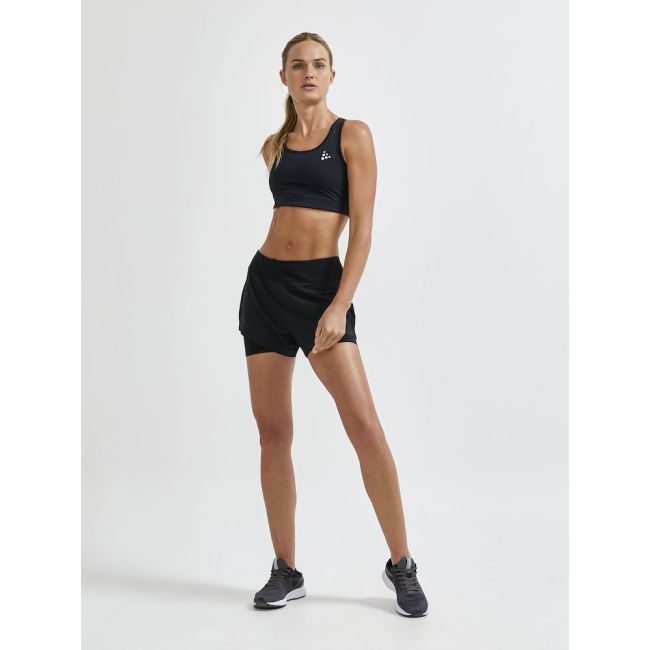 Craft ADV Essence 2-IN-1 Shorts W – Pantaloni scurți de antrenament 2 în 1 - Negru