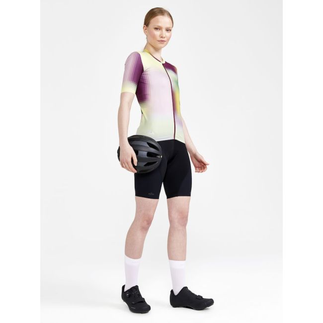 Craft ADV Aero Jersey W – Tricou de ciclism aero ultraușor - Verde cu mov