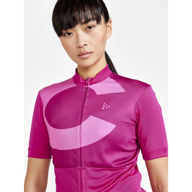 Craft Core Endur Logo Jersey W – Tricou de ciclism cu logo - Roz